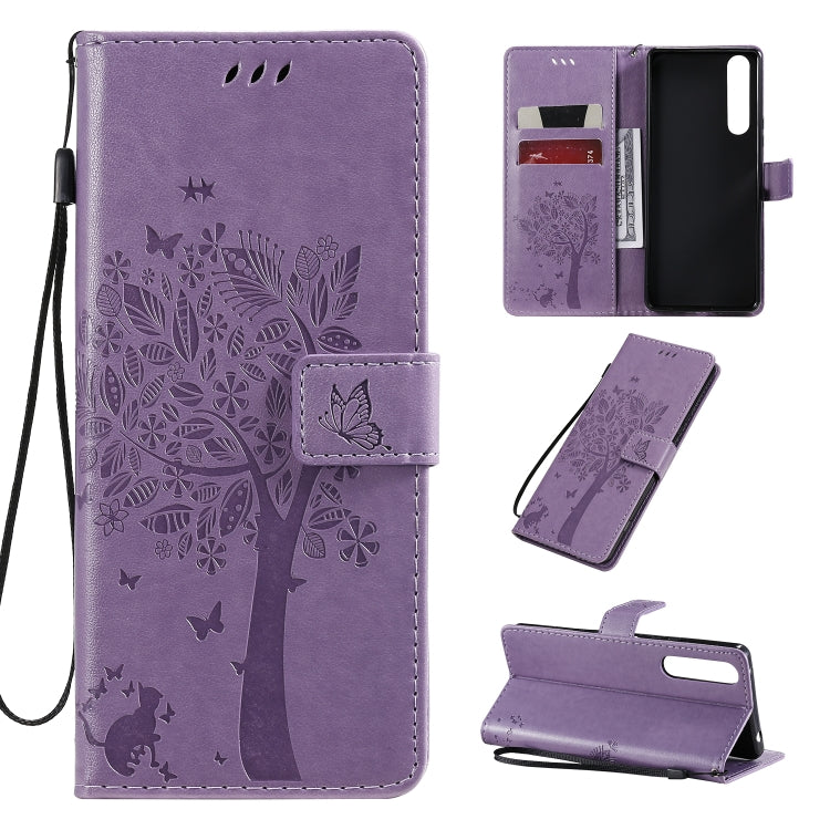 Custodia portafoglio in pelle sintetica per Sony Xperia 1 II