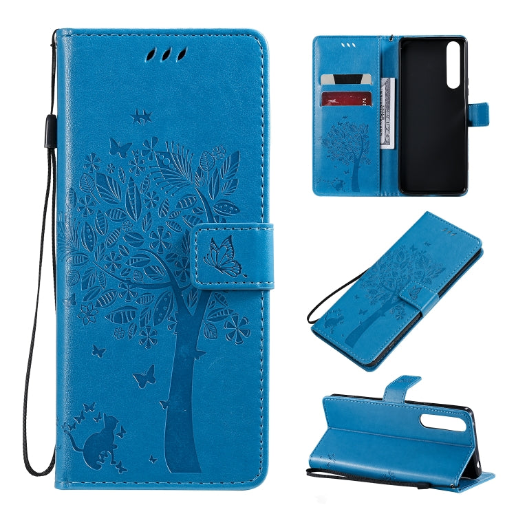 Custodia portafoglio in pelle sintetica per Sony Xperia 1 II