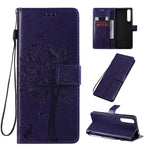 Custodia portafoglio in pelle sintetica per Sony Xperia 1 II