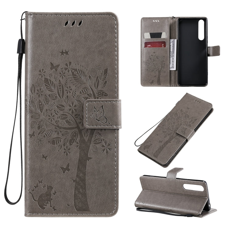 Custodia portafoglio in pelle sintetica per Sony Xperia 1 II