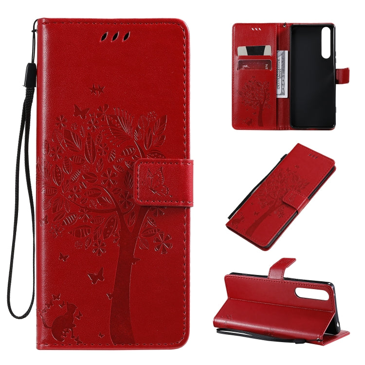 Custodia portafoglio in pelle sintetica per Sony Xperia 1 II