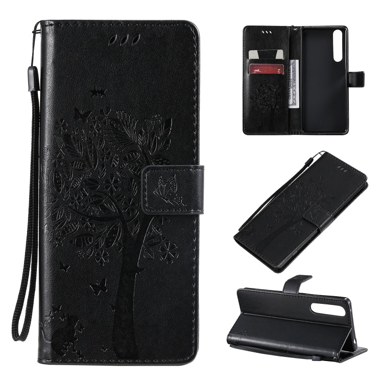 Custodia portafoglio in pelle sintetica per Sony Xperia 1 II