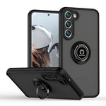 Q Shadow I Ring Kickstand Custodia per telefono ibrida per PC e TPU, For Samsung Galaxy S23 5G, For Samsung Galaxy S23+ 5G