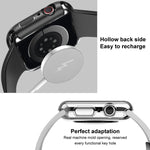 Imak PC Frame Case con pellicola in vetro temperato, For Apple Watch Series 4/5/6/SE 1/2/3 40mm, For Apple Watch Series 4/5/6/SE 1/2/3 44mm, For Apple Watch Series 9 / 8 / 7 41mm, For Apple Watch Series 9 / 8 / 7 45mm                                   ...