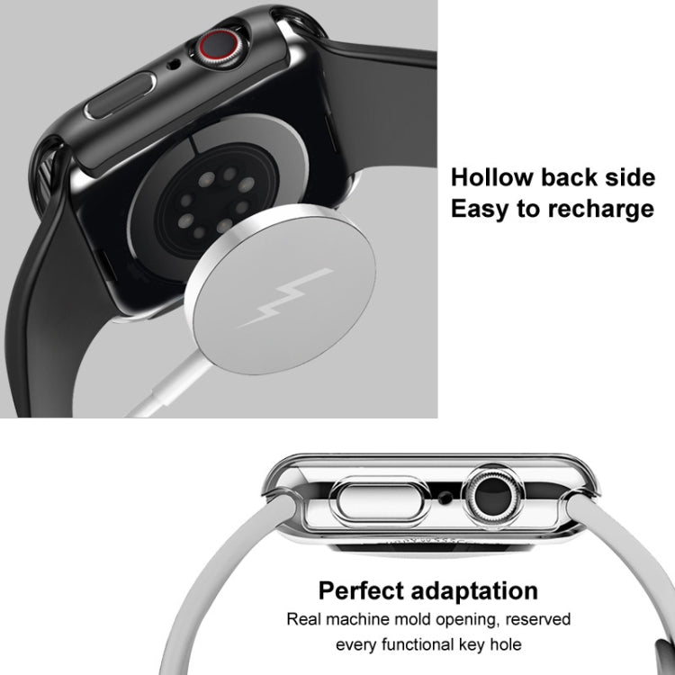 Imak PC Frame Case con pellicola in vetro temperato, For Apple Watch Series 4/5/6/SE 1/2/3 40mm, For Apple Watch Series 4/5/6/SE 1/2/3 44mm, For Apple Watch Series 9 / 8 / 7 41mm, For Apple Watch Series 9 / 8 / 7 45mm                                   ...