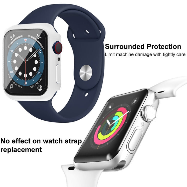 Imak PC Frame Case con pellicola in vetro temperato, For Apple Watch Series 4/5/6/SE 1/2/3 40mm, For Apple Watch Series 4/5/6/SE 1/2/3 44mm, For Apple Watch Series 9 / 8 / 7 41mm, For Apple Watch Series 9 / 8 / 7 45mm                                   ...