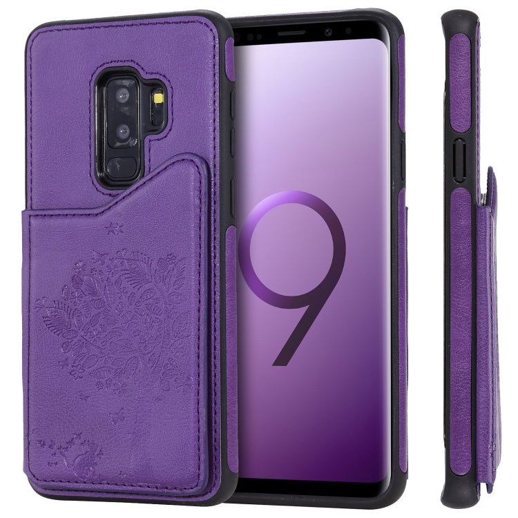 Custodia portafoglio Samsung Galaxy S8 S9 S10 motivo albero