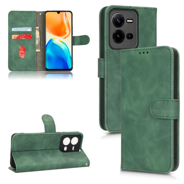 Custodia per telefono in pelle con vibrazione magnetica Skin Feel, For Realme C33, For vivo V25 5G / V25e / X80 Lite, For Blackview BV7100, For Nokia G60