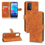 Custodia per telefono in pelle con vibrazione magnetica Skin Feel, For Oukitel C31, For  Motorola Moto E22 4G / E22i 4G