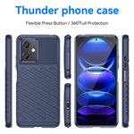 Custodia protettiva morbida per telefono Thunderbolt antiurto in TPU, For Xiaomi Redmi Note 12 China