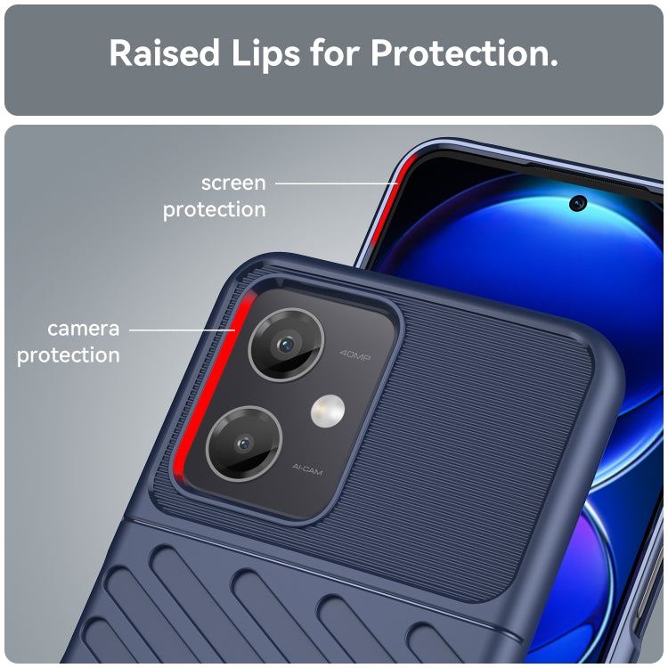 Custodia protettiva morbida per telefono Thunderbolt antiurto in TPU, For Xiaomi Redmi Note 12 China