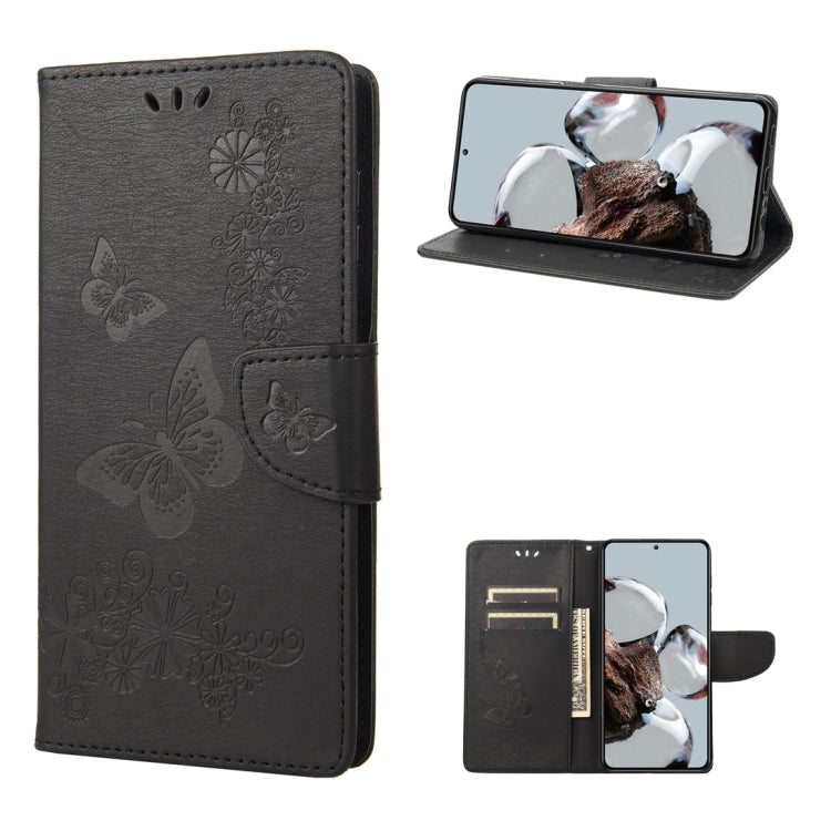 Custodia per cellulare in pelle flip orizzontale goffrata farfalla, For Samsung Galaxy A14 5G, For Xiaomi 12T / 12T Pro / Redmi K50 Ultra, For Google Pixel 7 5G