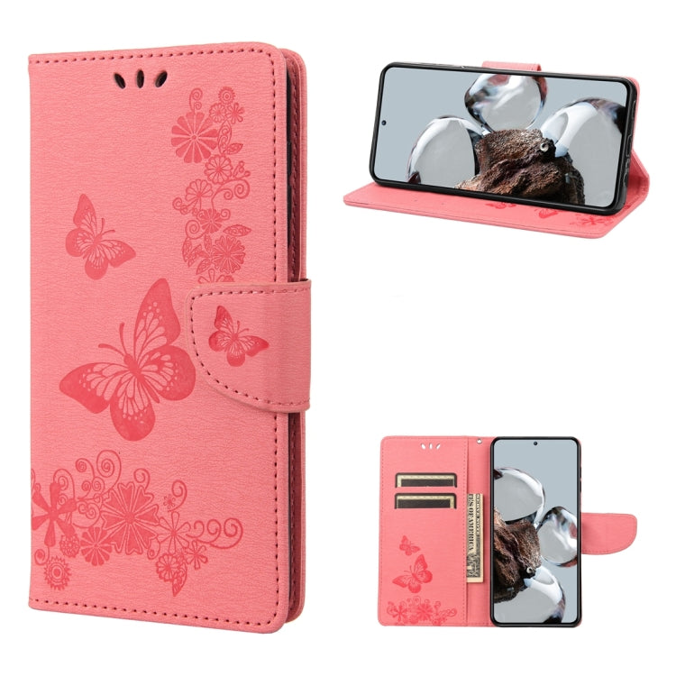 Custodia per cellulare in pelle flip orizzontale goffrata farfalla, For Samsung Galaxy A14 5G, For Xiaomi 12T / 12T Pro / Redmi K50 Ultra, For Google Pixel 7 5G