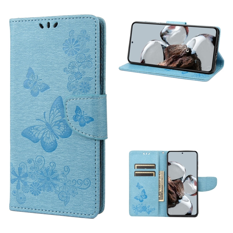 Custodia per cellulare in pelle flip orizzontale goffrata farfalla, For Samsung Galaxy A14 5G, For Xiaomi 12T / 12T Pro / Redmi K50 Ultra, For Google Pixel 7 5G
