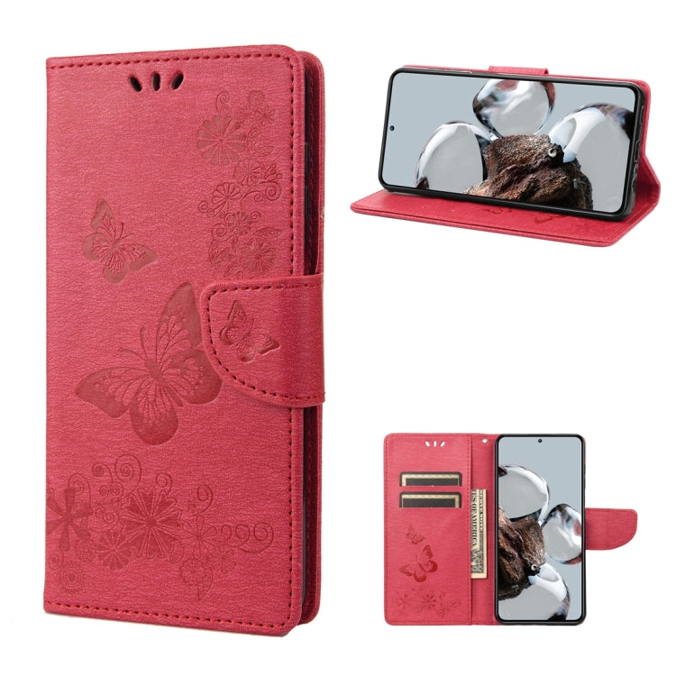 Custodia per cellulare in pelle flip orizzontale goffrata farfalla, For Samsung Galaxy A14 5G, For Xiaomi 12T / 12T Pro / Redmi K50 Ultra, For Google Pixel 7 5G