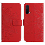 Skin Feel Custodia per cellulare in pelle con motivo a fiori di sole con cordino, For OnePlus Nord CE 2 5G, For OnePlus Nord CE 2 Lite/Realme 9 Pro 5G
