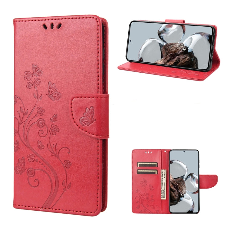 Custodia per cellulare in pelle con motivo floreale a farfalla, For Samsung Galaxy A14 5G, For Xiaomi 12T / 12T Pro / Redmi K50 Ultra, For Google Pixel 7 5G