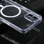 Custodia per cellulare Magsafe in acrilico trasparente a quattro angoli con airbag in TPU, For Nothing Phone 1