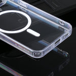 Custodia per cellulare Magsafe in acrilico trasparente a quattro angoli con airbag in TPU, For Nothing Phone 1