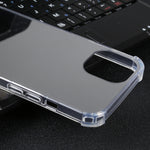 Custodia per telefono in TPU a quattro gocce in acrilico a specchio elettrolitico, For iPhone 14, For iPhone 14 Plus, For iPhone 14 Pro, For iPhone 14 Pro Max
