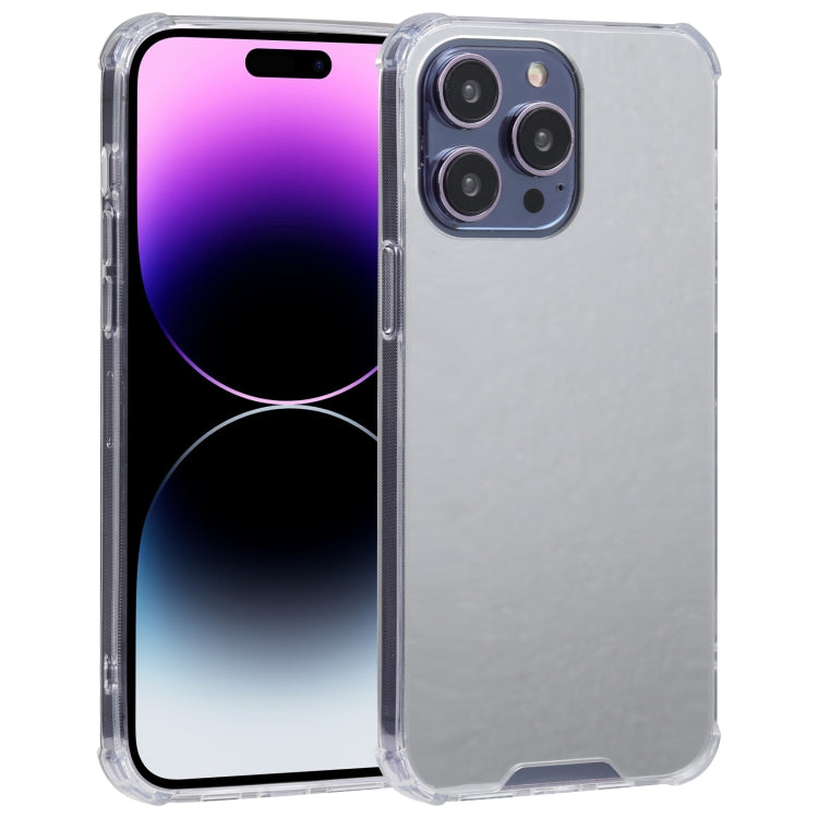 Custodia per telefono in TPU a quattro gocce in acrilico a specchio elettrolitico, For iPhone 14, For iPhone 14 Plus, For iPhone 14 Pro, For iPhone 14 Pro Max