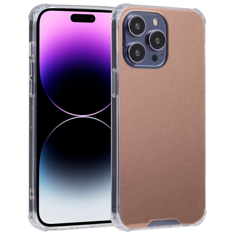 Custodia per telefono in TPU a quattro gocce in acrilico a specchio elettrolitico, For iPhone 14, For iPhone 14 Plus, For iPhone 14 Pro, For iPhone 14 Pro Max