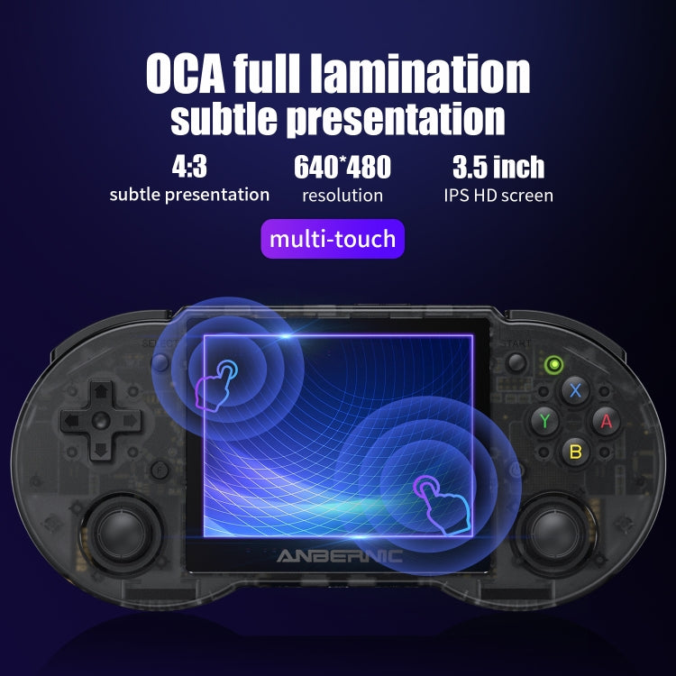 ANBERNIC RG353P Console di gioco portatile Schermo da 3,5 pollici Sistema Android Linux, 16G, 16G+64G, 16G+128G, 16G+256G