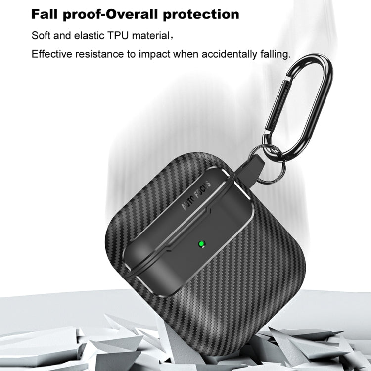Custodia protettiva in fibra di carbonio per AirPods