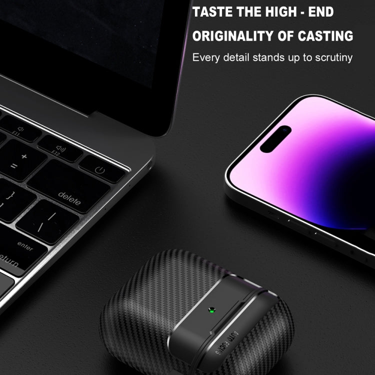 Custodia protettiva in fibra di carbonio per AirPods