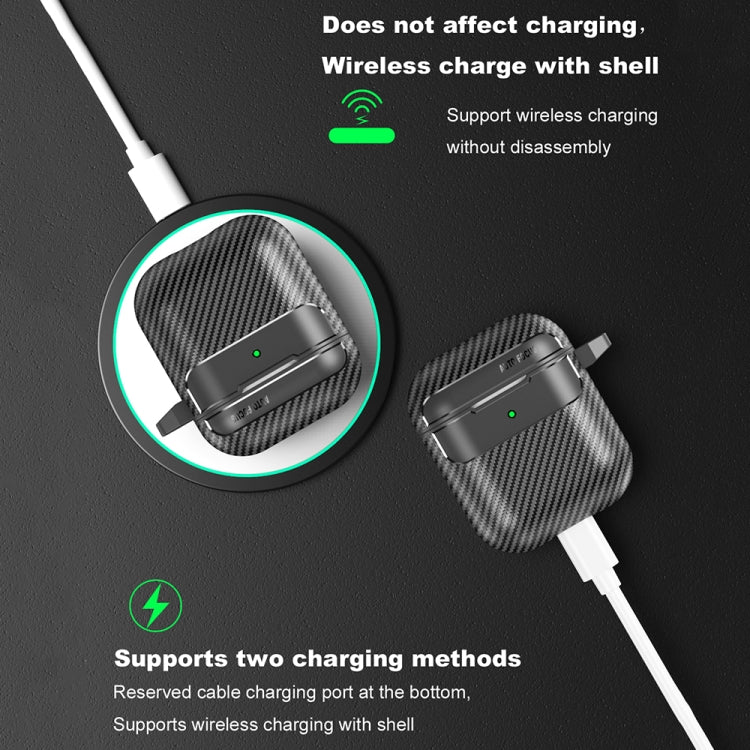 Custodia protettiva in fibra di carbonio per AirPods