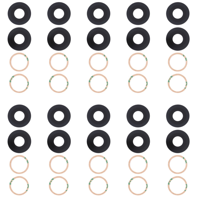 Obiettivo per fotocamera posteriore da 10 pezzi, For Xiaomi Redmi Note 11SE, For Xiaomi Poco F4 GT, For Xiaomi Redmi K40S/Poco F4, For Xiaomi Redmi Note 11E/Redmi 10 5G/Redmi 11 Prime 5G, For Xiaomi Black Shark 4S/Black Shark 4S Pro
