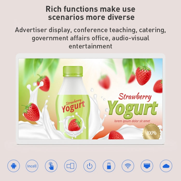 HSD3295T Macchina pubblicitaria con display IPS da 32 pollici Android 12, RK3588 4GB+32GB, RK3588 8GB+64GB