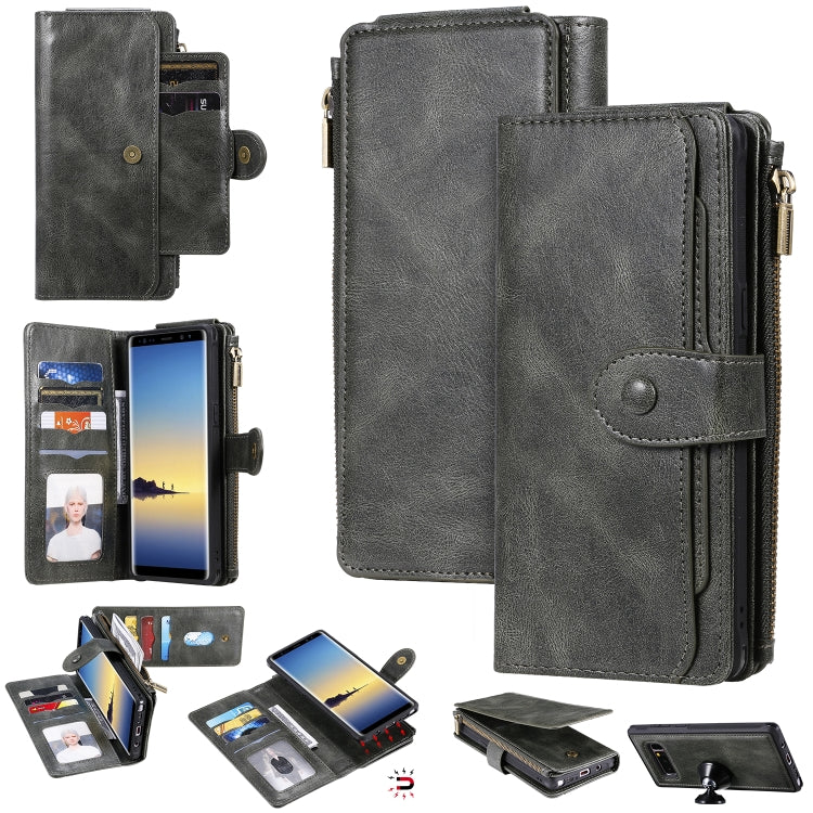 Custodia portafoglio in pelle con slot carte per Galaxy Note 8