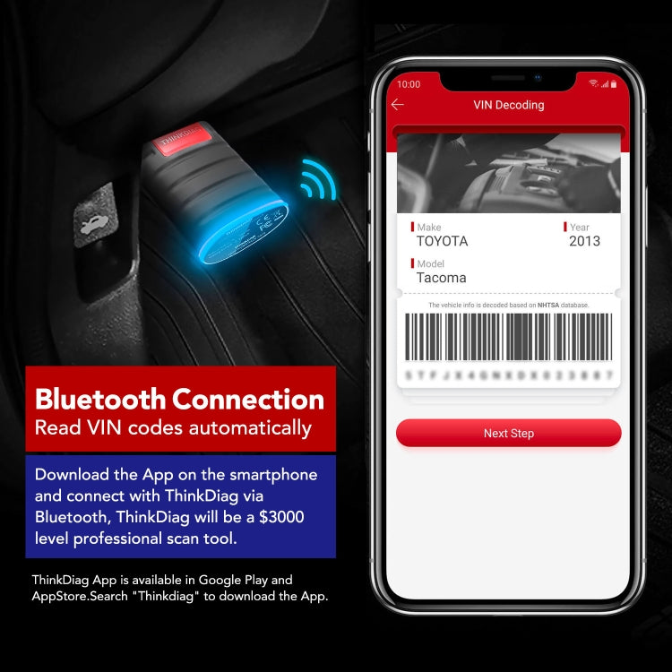 Strumento di diagnosi guasti auto ThinkDiag SP164-O OBD2 con software gratuito e DEMO, with a Free Software and DEMO