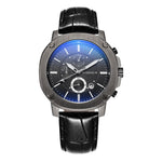 Orologio da uomo d'affari multifunzionale Ochstin 5039C Luminoso orologio al quarzo in pelle impermeabile