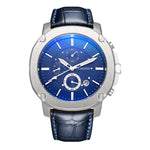 Orologio da uomo d'affari multifunzionale Ochstin 5039C Luminoso orologio al quarzo in pelle impermeabile