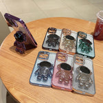 Custodia per cellulare in polvere glitter sfumata porta astronauta, For iPhone 13 Pro Max, For iPhone 12, For iPhone 12 Pro