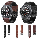 Cinturino per orologio in pelle di silicone con struttura in bambù, For Huawei GT 3 Pro 46mm