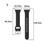 Per Huawei Watch Fit 2 cinturino in silicone a vita piccola, S