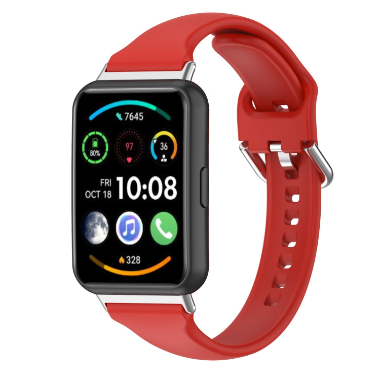 Per Huawei Watch Fit 2 cinturino in silicone a vita piccola, S