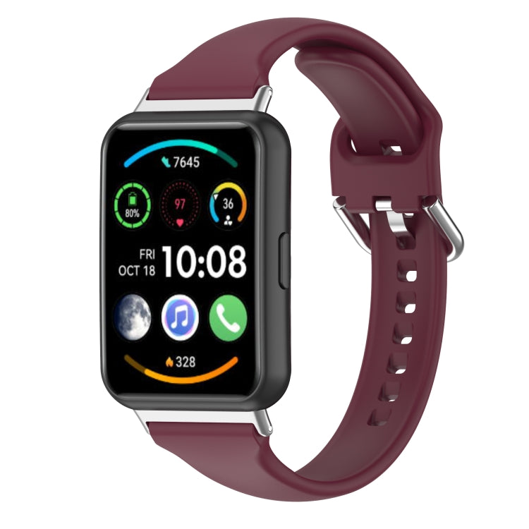 Per Huawei Watch Fit 2 cinturino in silicone a vita piccola, S