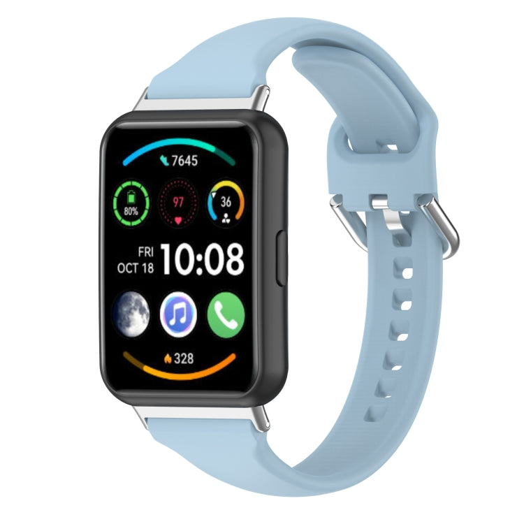 Per Huawei Watch Fit 2 cinturino in silicone a vita piccola, S