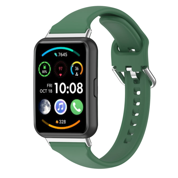 Per Huawei Watch Fit 2 cinturino in silicone a vita piccola, S