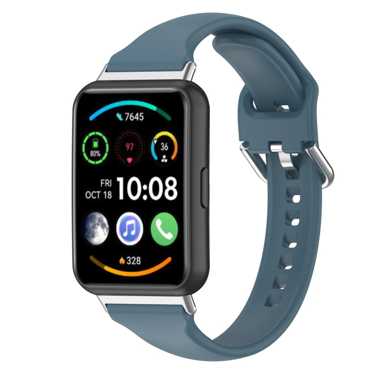 Per Huawei Watch Fit 2 cinturino in silicone a vita piccola, S
