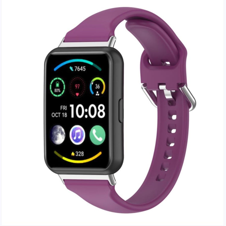 Per Huawei Watch Fit 2 cinturino in silicone a vita piccola, L