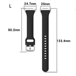 Per Huawei Watch Fit 2 cinturino in silicone a vita piccola, L