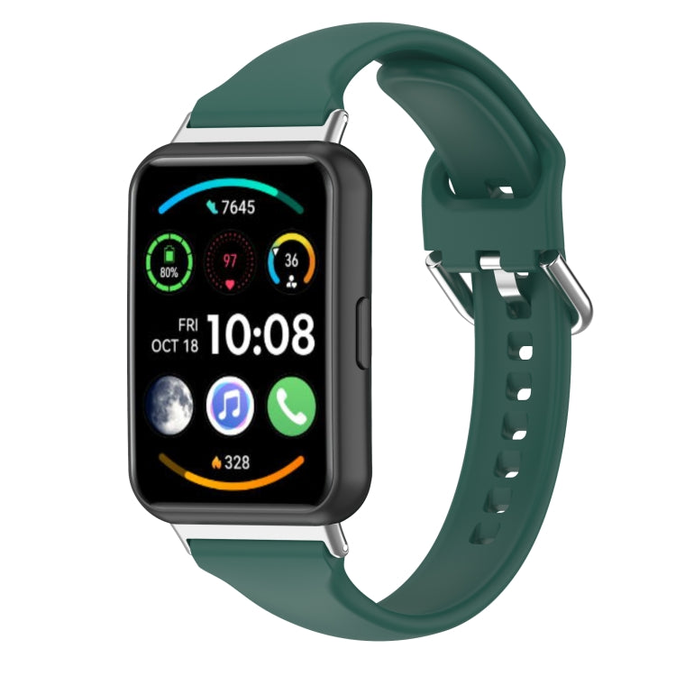 Per Huawei Watch Fit 2 cinturino in silicone a vita piccola, L