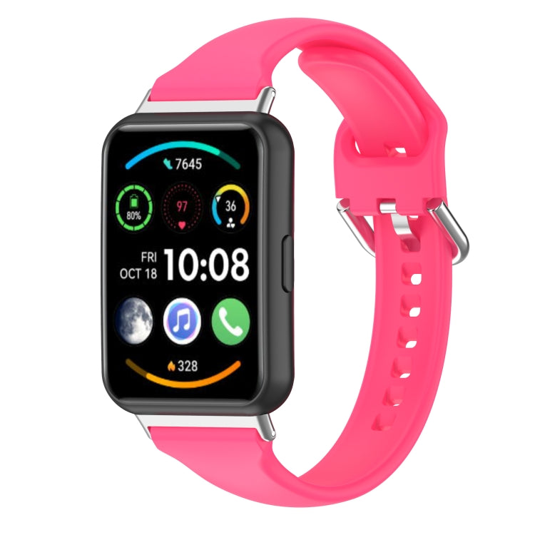 Per Huawei Watch Fit 2 cinturino in silicone a vita piccola, L