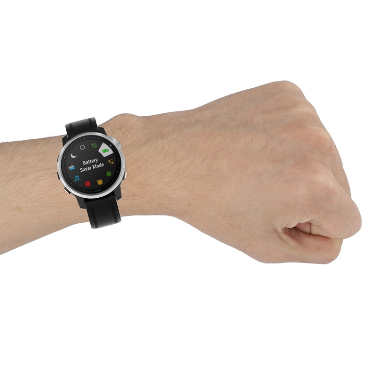 Per cinturino da polso Garmin Fenix 6S 20 mm a sgancio rapido con cinturino da polso ufficiale, with Plastic Button, with Metal Button