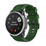Per cinturino da polso Garmin Fenix 6S 20 mm a sgancio rapido con cinturino da polso ufficiale, with Plastic Button, with Metal Button